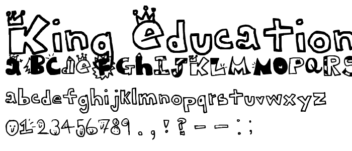 King Education Center font